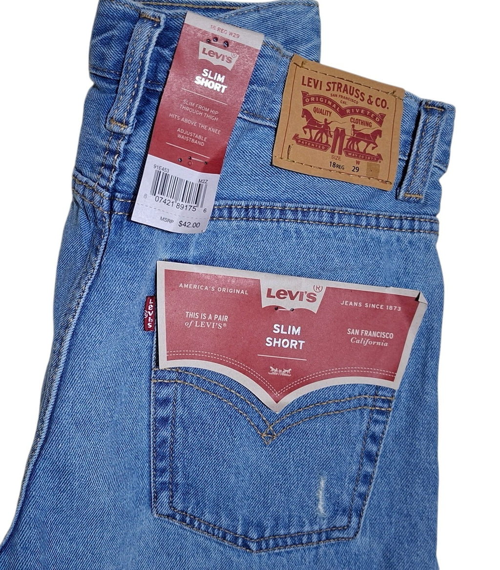 Levis denim shorts / 18 years