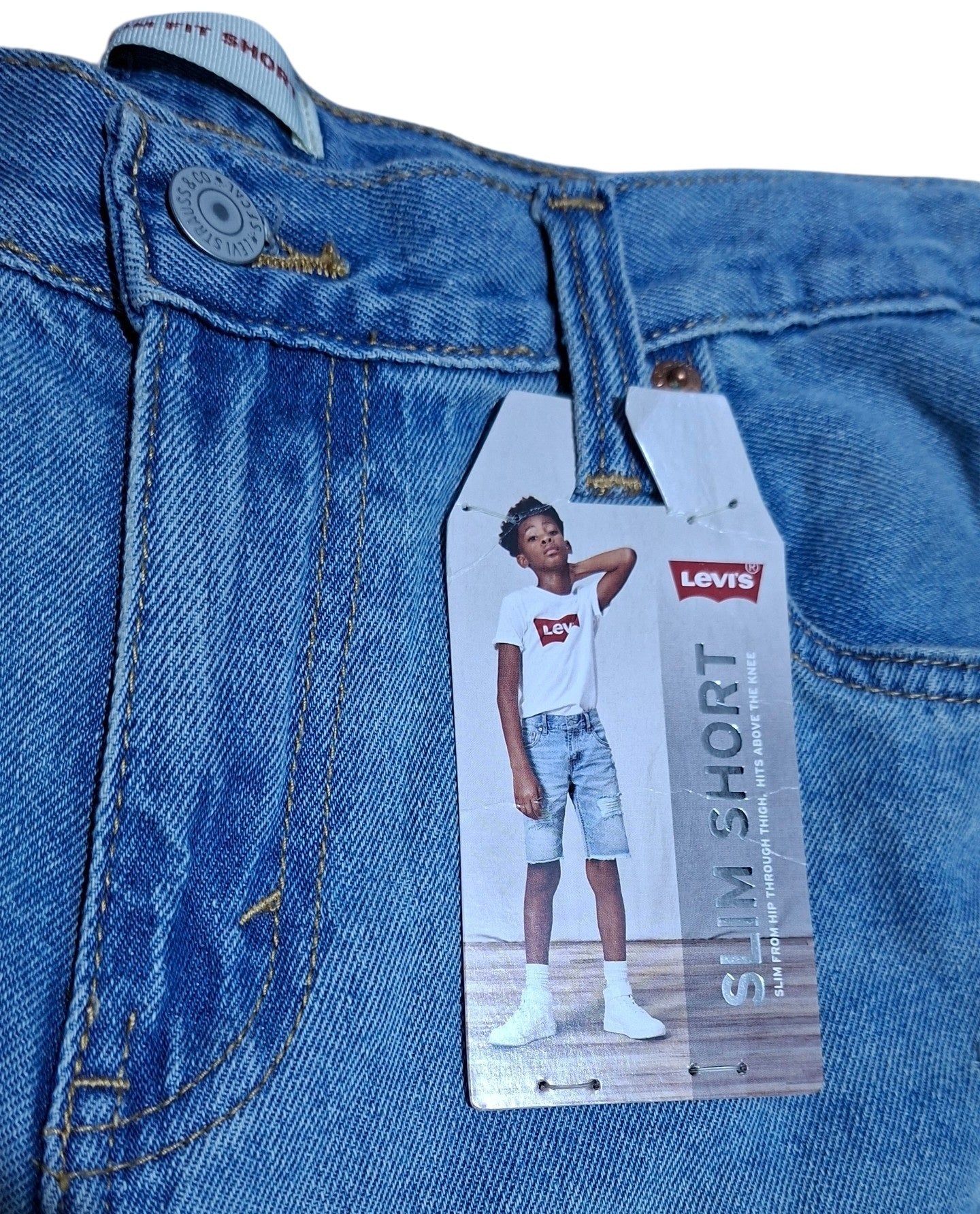 Levis denim shorts / 18 years