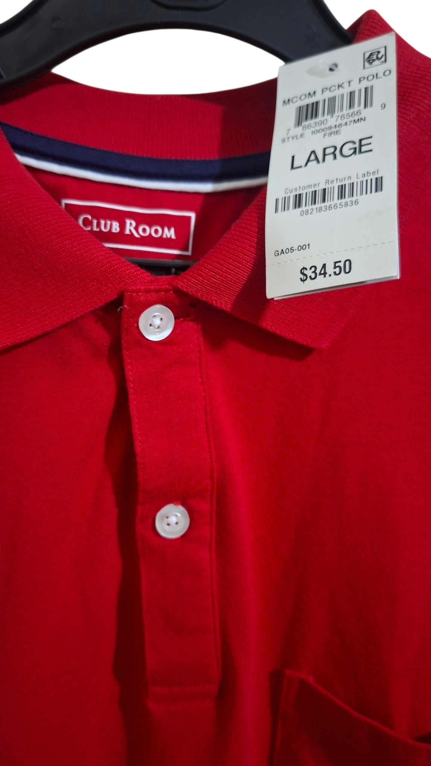 Club room men Tshirt / Large & Xlarge