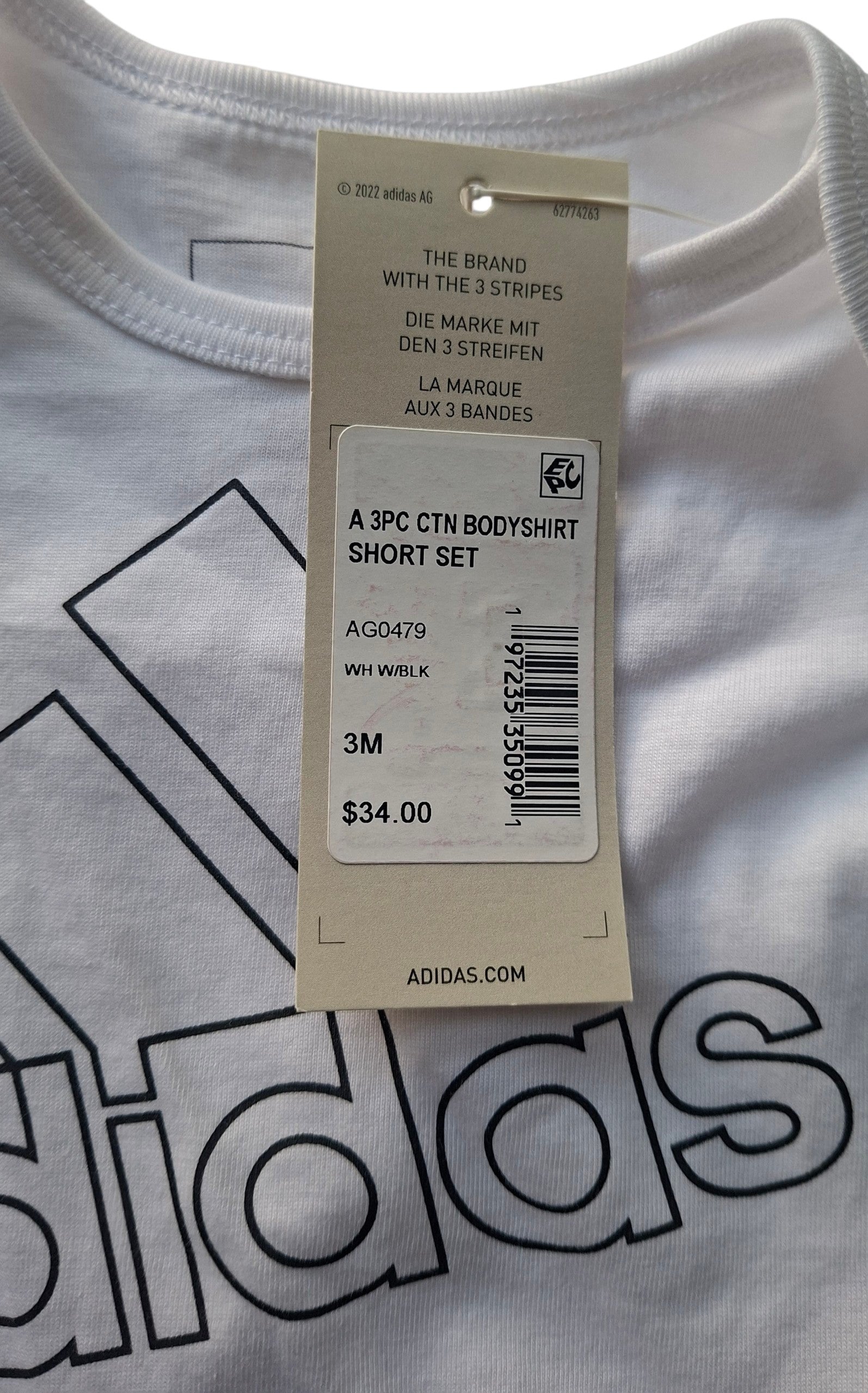 Adidas Set / 3 & 6 months