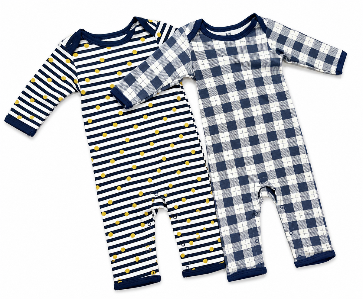 Hudson Baby Overall Set / 3-6 months